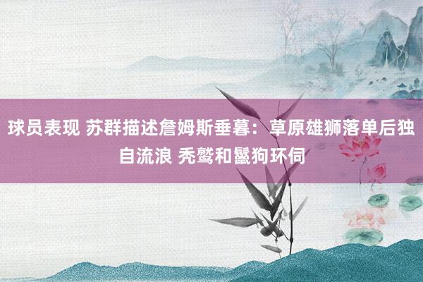 球员表现 苏群描述詹姆斯垂暮：草原雄狮落单后独自流浪 秃鹫和鬣狗环伺